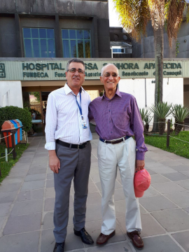 Hospital Nossa Senhora Aparecida recebe ilustre visita do Médico Dr. Paulo Paiva