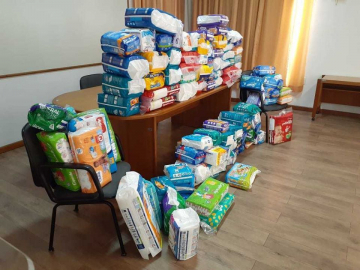  Ação de Doação de Fraldas para o Hospital